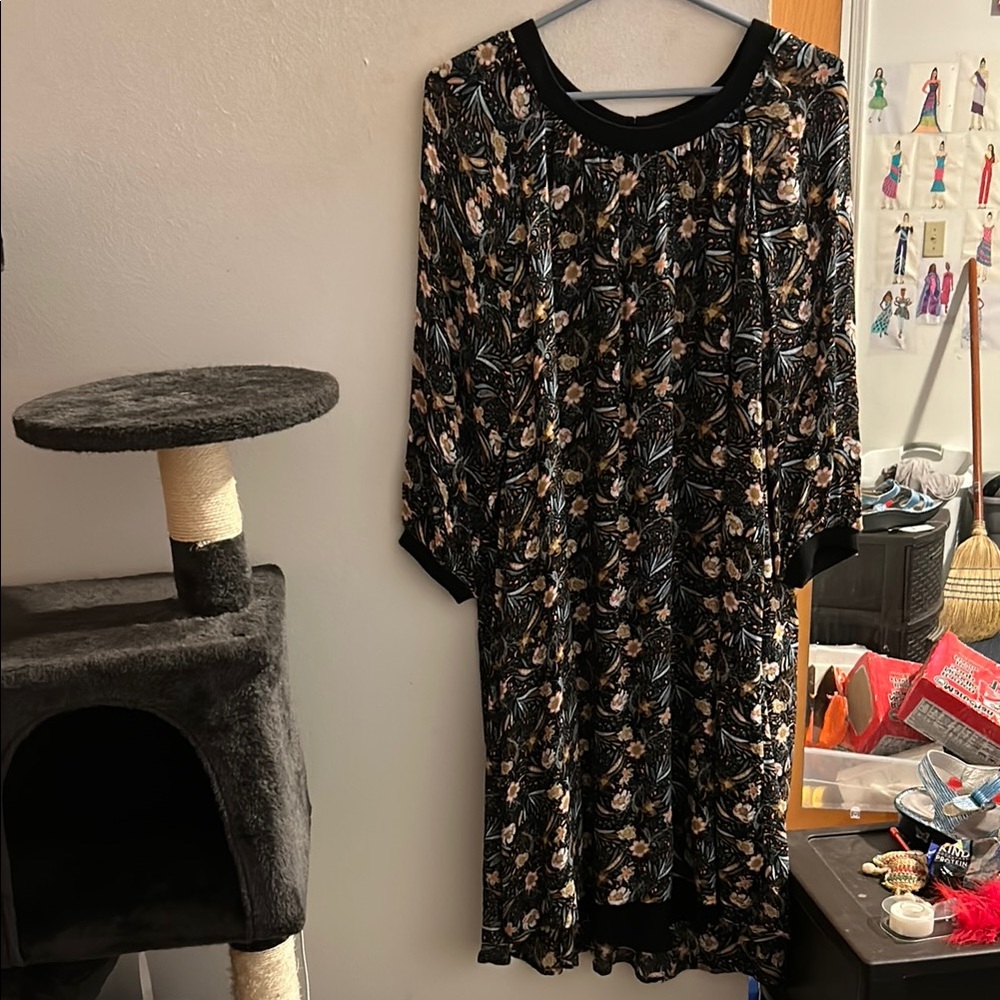 DR2 Black Bishop Sleeve Sundress for Wedding